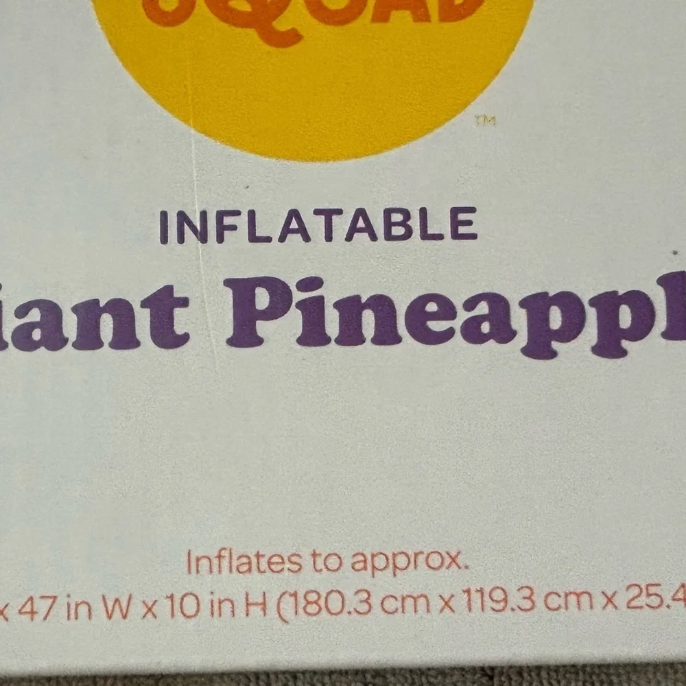Inflatable Pineapple Pool Float